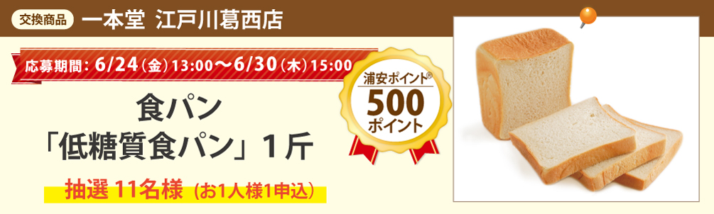 一本堂 江戸川葛西店_食パン「低糖質食パン」 1斤 一本堂 江戸川葛西店_食パン「低糖質食パン」 1斤
